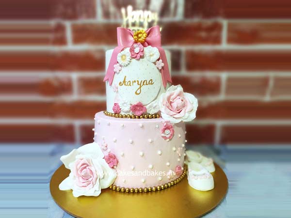 Butterscotch favour Anniversary cakes
